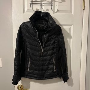 NWOT lightweight down quarter zip jacket.